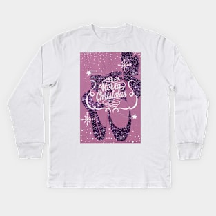 Merry Christmas Swanlake No. 3 Kids Long Sleeve T-Shirt